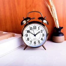 Load image into Gallery viewer, Copper Bedside Alarm Clock