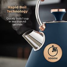 Load image into Gallery viewer, Pyramid Kettle | Cavaletto Collection | Midnight Blue & Copper