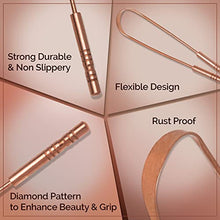 Load image into Gallery viewer, MasterMedi Tongue Scraper Tongue Scraper Stainless Steel New (Copper 2 Count (Pack of 1))