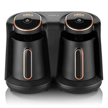 Load image into Gallery viewer, Arzum Okka | Minio Duo Turkish Coffee Maker | Black With Copper Trim