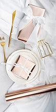 Load image into Gallery viewer, Copper Rose Gold Wrapping Paper