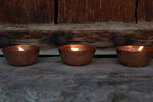 Load image into Gallery viewer, Hammered Copper Candle Bowls | Set Of 3