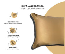 Load image into Gallery viewer, Brightr Luxury Copper Pillowcase Infused With Copper Oxide Ions | Hypo-Allergenic & Rejuvenating | 50x75cm | Beauty & Hair