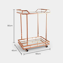 Load image into Gallery viewer, Stylish Copper Drinks Trolley
