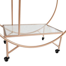 Load image into Gallery viewer, Copper Bar Cart Drinks Trolley | Art Deco | 3 Shelves | Rose Gold