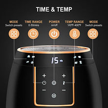 Load image into Gallery viewer, Yensong | Copper & Black Air Fryer | 5.5L | 1300W
