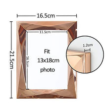Load image into Gallery viewer, Decorative Copper Geometric Photo Frame