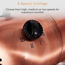 Load image into Gallery viewer, 3 Speed Settings Copper Fan