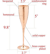 Load image into Gallery viewer, Copper Champagne Flutes | Set Of 2