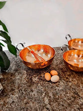 Load image into Gallery viewer, Hammered Copper Mixing Bowls | Set Of 3 | Pure Copper