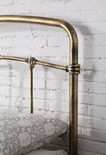 Load image into Gallery viewer, Traditional Copper/ Antique Brass Bed | Metal Frame