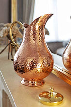 Load image into Gallery viewer, Hammered Copper Water Pitcher | Made In India