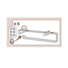 Load image into Gallery viewer, Copper Kitchen Roll Holder For Kitchen Under Shelf