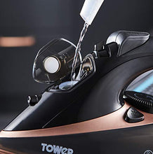 Load image into Gallery viewer, Tower | Black & Copper Steam Iron | T22013