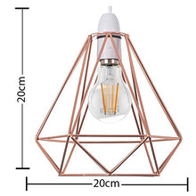 Load image into Gallery viewer, Copper Geometric Lamp Shade