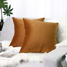 Load image into Gallery viewer, Velvet Copper Coloured Cushion Cover | 2 Pack | 45 x 45 cm