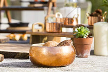 Load image into Gallery viewer, Copper & Bamboo Serving Bowl