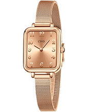 Load image into Gallery viewer, Women's Watch | Copper Rose Gold Slim Ultra Minimalist Ladies Watches