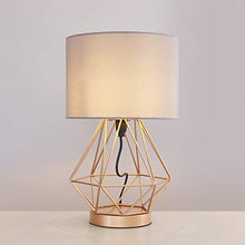 Load image into Gallery viewer, Grey & Copper Table Lamp | Metal