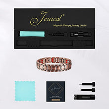 Load image into Gallery viewer, Copper Magnetic Bracelet With 4 Element Magnets