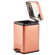 Load image into Gallery viewer, Square Copper Waste Bin | 6 Litres | Rose- Gold