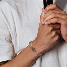 Load image into Gallery viewer, MagEnergy Copper Bracelet for Men Life of Tree, 99.9% Copper Magnetic Bracelet 7.3",Adjustable Cuff Bangle Jewerly Gift