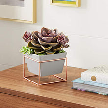 Load image into Gallery viewer, Copper & Grey Planter | 2 Pack