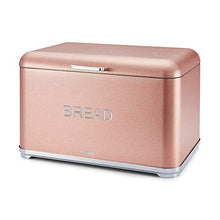 Load image into Gallery viewer, Tower | Kitchen Bread Bin | Glitz Range | Blush Pink/ Copper | T826014R