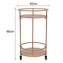 Load image into Gallery viewer, Copper Drinks Trolley For Drinks | Side Table