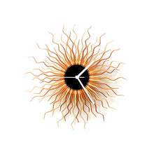 Load image into Gallery viewer, Contemporary Wooden Wall Clock | Medusa | Copper/Gold