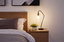Load image into Gallery viewer, Bedside Table Lamp | Copper & Black Finish