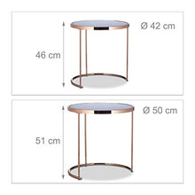 Load image into Gallery viewer, Set Of 2 Copper Nest Tables | Side Tables