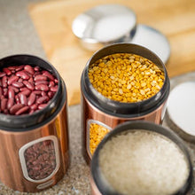Load image into Gallery viewer, Addis | Set Of 3 Copper Storage Jars