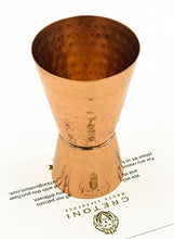 Load image into Gallery viewer, Hammered Copper Shot Glass