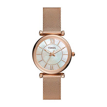 Load image into Gallery viewer, Fossil | Women's Analogue Quartz Watch | Rose- Gold Copper With Stainless Steel Strap | ES5058SET