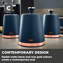 Load image into Gallery viewer, Tower | Sugar, Tea & Coffee Storage Cannisters