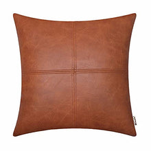 Load image into Gallery viewer, Faux Leather Cushion Covers | 45cm x 45cm | Copper Coloured