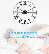 Load image into Gallery viewer, Non Ticking Roman Numerals Copper Clock