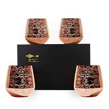 Load image into Gallery viewer, Copper Stainless Steel Wine Glasses | Stemless Tumblers | Set Of 4