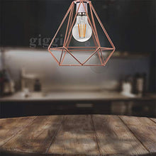 Load image into Gallery viewer, Metal Copper Geometric Light Shade
