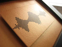 Load image into Gallery viewer, Copper Soundwave Art | Print | Artwork