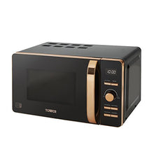 Load image into Gallery viewer, Tower | T24021 Digital Solo Microwave | Black, Copper, Rose-Gold | 800W | 20 Litre
