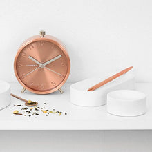 Load image into Gallery viewer, Stylish Copper Alarm Clock