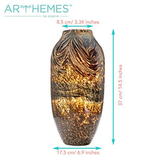 Load image into Gallery viewer, Copper, Gold, Brown, Handmade Vase