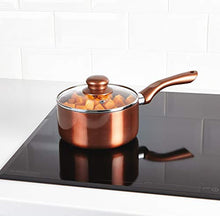 Load image into Gallery viewer, URBN-CHEF Copper 5 PCS Cookware Saucepans and Frying Pan Pot Set