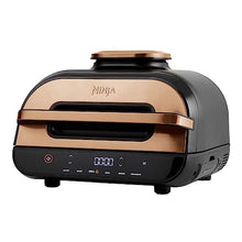 Load image into Gallery viewer, Ninja Foodi | MAX Health Grill & Air Fryer with Digital Cooking | 6-in-1 | 3.8L | Black & Copper