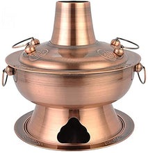 Load image into Gallery viewer, Chinese Traditional Charcoal Hot Pot | Copper | Fondue Set