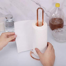 Load image into Gallery viewer, Shiny Copper Kitchen Roll Holder