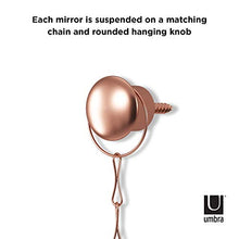 Load image into Gallery viewer, Decorative Round Copper Mirrors | Set Of 3