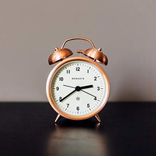 Load image into Gallery viewer, Modern Contemporary Copper Alarm Clock